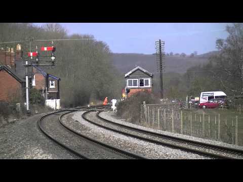 66152 On The 6v75 Dee Marsh-Margam Empty Steel Past Moreton-On-Lugg 6.4.13