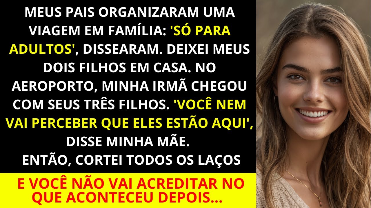 Meus Pais Proibiram Meus Filhos de Fazer uma Viagem em Família, Mas Levaram os da Minha Irmã...