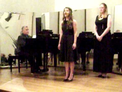 Tracy O'Brien, Heather Orth, and Samantha Bruce singing Webber Love Trio