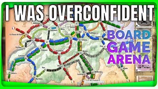 High Scoring and Close Game of Ticket to Ride Switzerland!