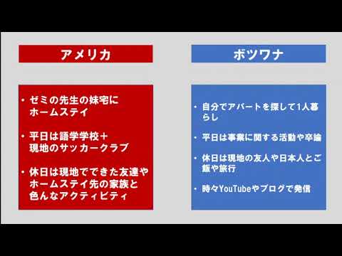 秋田大学海外留学体験～アメリカ・ボツワナ留学～