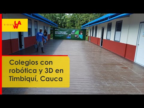 Colegios con robótica y 3D en Timbiquí, Cauca