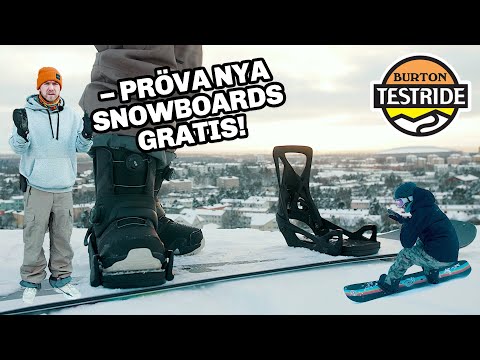Freeride testar: Burtons gratis snowboardlån (testride) och Step On