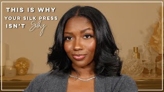 This is Why Your Silk Press Isn&#39;t Silky | Tips for a Flowy &amp; Bouncy Hair | Niara Alexis