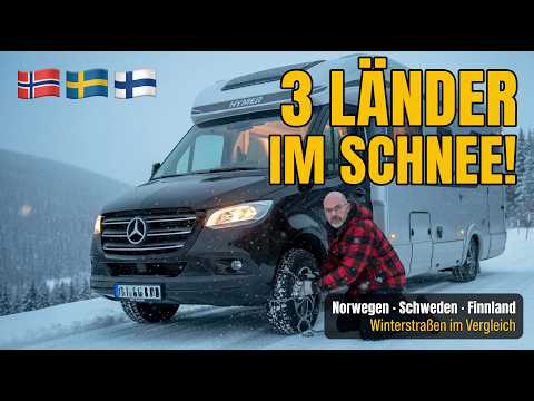 Norwegen, Schweden und Finnland – Wie sind die Winterstrassen?