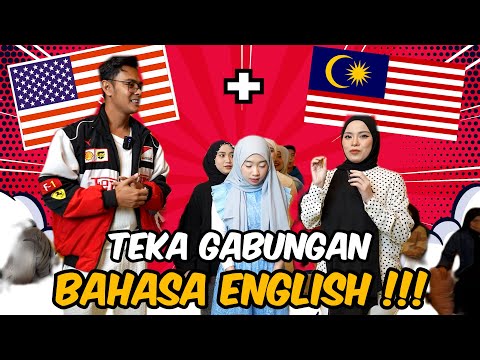 CHALLENGE TEKA GABUNGAN BAHASA ENGLISH !!!  AIMAN TERLEBIH CONFIDENT BILA SPEAKING...