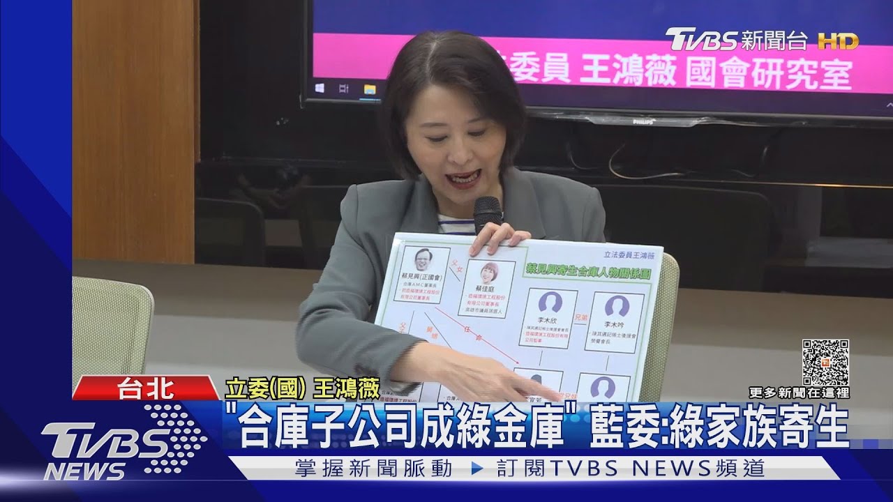 「合庫子公司成綠金庫」 藍委:綠家族寄生