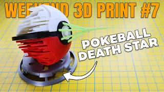 Weekend Print 7 Pokeball Death Star 3D print this