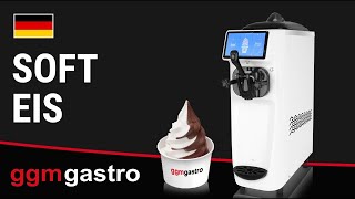 Machine à glace à l’italienne - 16L/h - 1,15kW - Écran tactile - À poser
