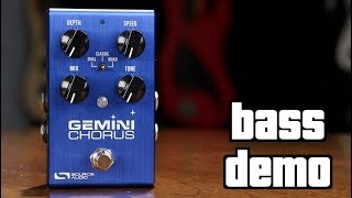 Video thumbnail for Source Audio Gemini Chorus Bass Demo by The Bass Channel
