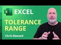 Calculate a tolerance range using Excel's IF and ABS functions