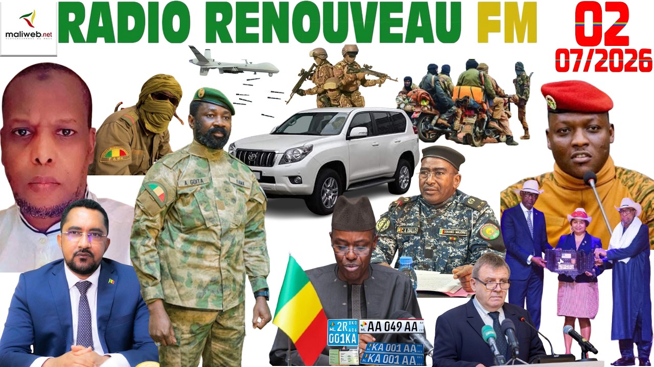 La Revue de Presse de la RADIO RENOUVEAU FM du 02 Juillet 2026