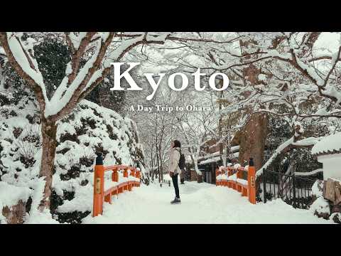 Snowy Kyoto ❄️ A Peaceful Winter Escape to Ohara | Hidden Gem in Japan