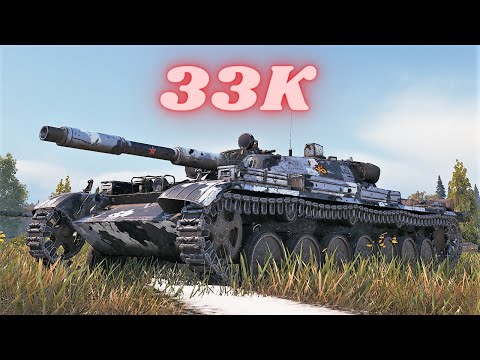 33K Spot damage T-100 LT 17K  &  T-100 LT 16K  World of Tanks 4k gameplay