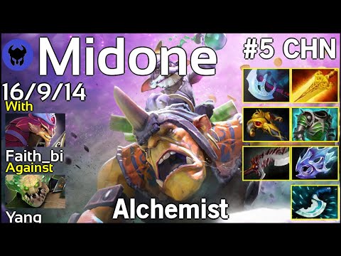 Midone [Secret] plays Alchemist!!! Dota 2 7.20