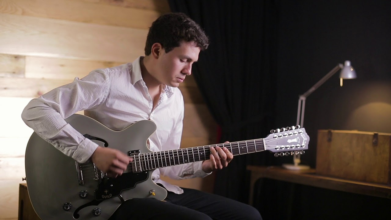 Guild Starfire IV ST-12 12-String Electric Guitar - Shoreline Mist