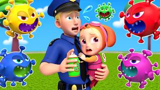 Download lagu Viruses Go Away! 🦠 | Hygiene Song for Children | Prevent Viruses & Germs | Rosoo Indonesia mp3