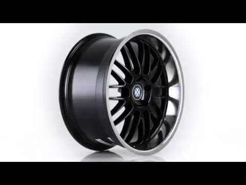 Beyern BMW Wheels- Mesh in Gloss Black with Mirror Cut Lip