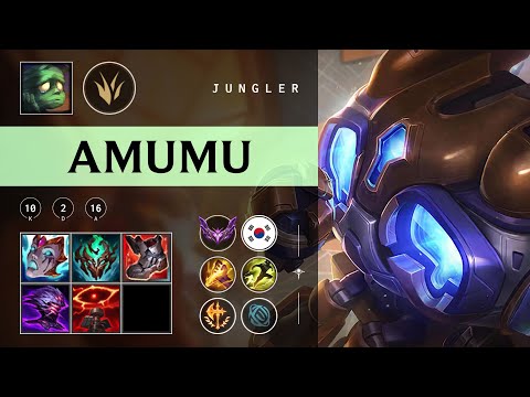 Amumu Jungle vs Lee Sin - KR Master Patch 25.24