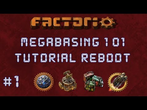 Factorio: Megabasing 101 Reboot EP1: Base Tour & Rail / Smelting Concepts - Tutorial Series Gameplay