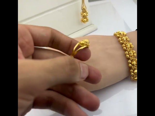 طقم ذهب عيار 21 - إيطالي