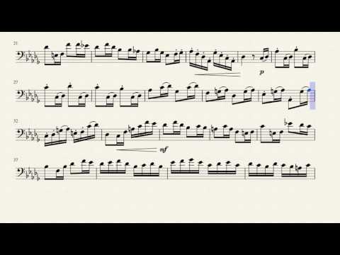 TMEA 2017 All State Etude for Euphonium #1; Bb Minor - Allegretto