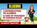 Algebra Part 1 Class 6th Maths Champs Pro
