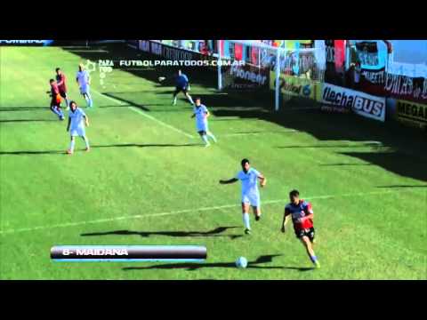 Gol de Maidana. Brown 2 Ferro 0.Fecha 21. Torneo Primera B Nacional.Fútbol Para Todos