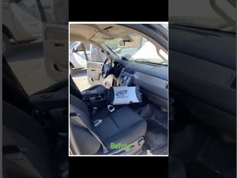 Tahoe PPV Center Console change: Before and after