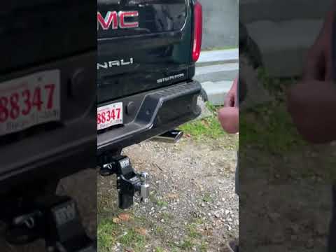 BW tow & stow trailer hitch REVIEW 2.5” receiver version on 2020 Denali HD multipro MADE IN USA!