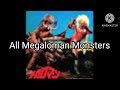 All Megaloman Monsters