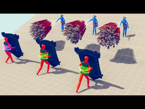 3x MIRROR SHIELD vs 3x EVERY GOD | TABS - Totally Accurate Battle Simulator