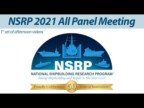 3 NSRP 2021 All Panel Meeting 1st of afternoon videos - 03/22/21