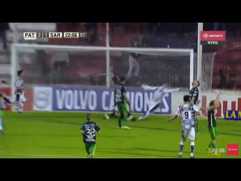 Gol de Telechea  - Patronato P 2 x 1 Sarmiento J - Fecha 24 - Liga Argentina