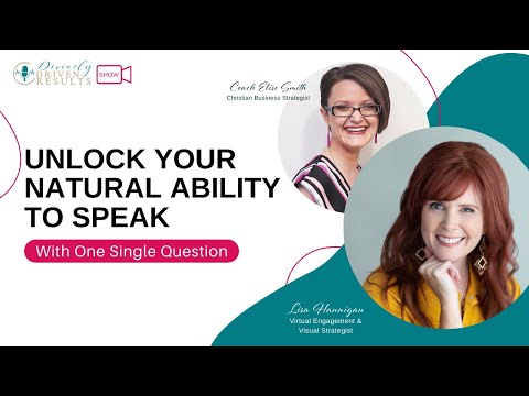Unlock Your Natural Ability to Speak with One Single Question.