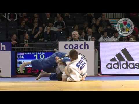 73kg PL  Delpopolo USA v Trudov MDA   Win USA   Awasete Ippon