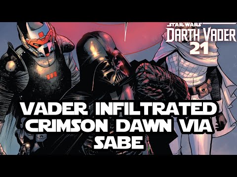 Darth Vader Used Sabe to Infiltrate Crimson Dawn - NEW CANON