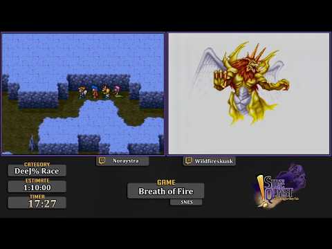 Side-Quest: A Questing for Glory Tale - Breath of Fire DeeJ% race with Noraystra and Wildfireskunk