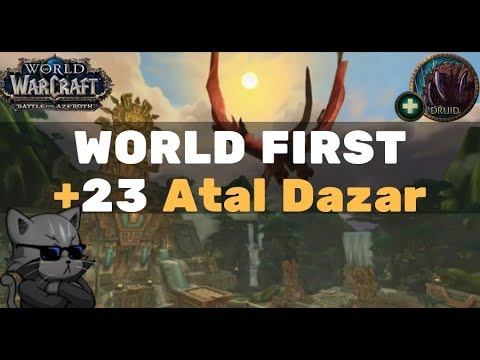 WORLD FIRST +23 Atal Dazar - Resto druid PoV (Zmug)
