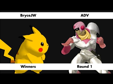 BryceJW (Bowser/Pikachu) vs ADV (Falcon) | Winners Round 1 | Moonwalk Monday #38 Melee Singles