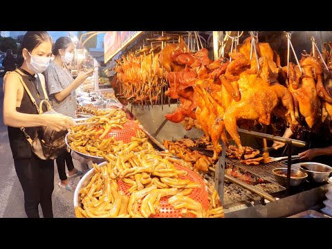 Cambodian Street Food Compilation, Phnom Penh Yummy Food Tour