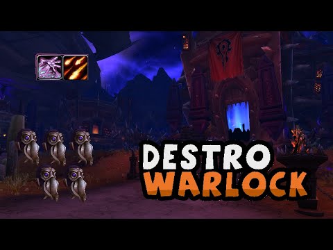 Horrific Vision of Orgrimmar - 5 masks full clear solo - Destro Warlock