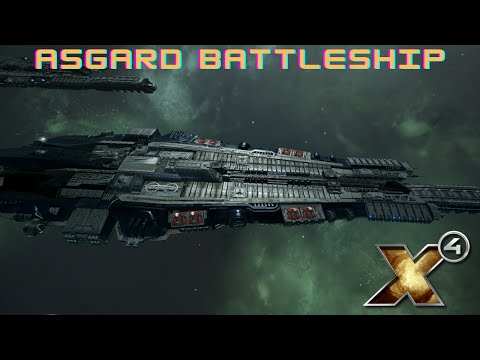 X4 Cradle of Humanity - Terran Battleship Asgard