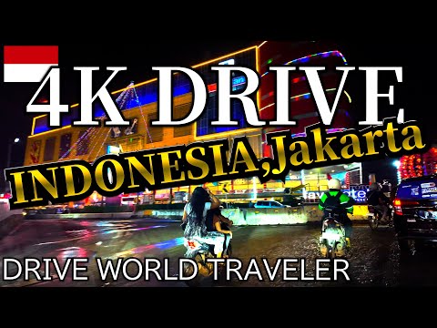 [Jakarta Drive]From Soekarno–Hatta International Airport to City Center 4K