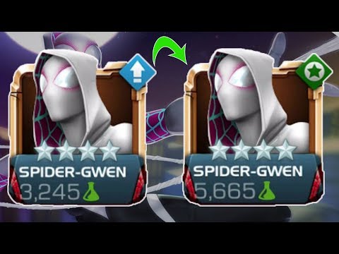 Spider-Gwen Rank 5 Rank Up, Abilities & Gameplay - Marvel Contest Of Champions