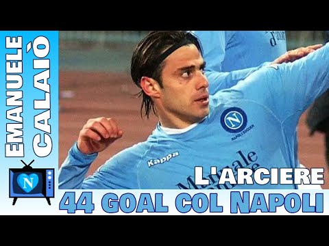 Emanuele Calaiò, the archer | all 44 goals for Napoli | from 2005 to 2008.