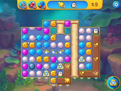 Fishdom level 6390 no boosters フィッシュダム ノーマル [Friend's]