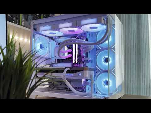 The Ultimate All White Gaming PC Build | Aorus X870 Pro Ice | 7800X3D | RTX 5070Ti | DeepCool CB530