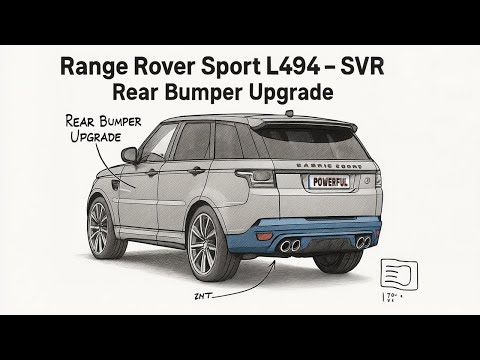 How to fit SVR rear bumper conversion to Range Rover Sport L494
