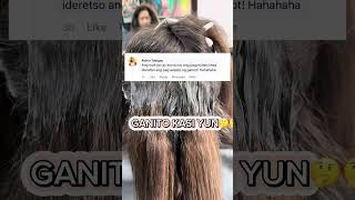 Ganito Ang Application ng Rebonding sa Buhok na Merong Kulay